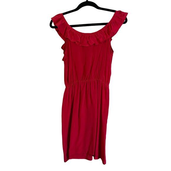 AMANDA UPRICHARD Dress Penny Silk Mini 3‎ Tiered Ruffled Bodice Sleeveless - Picture 2 of 9